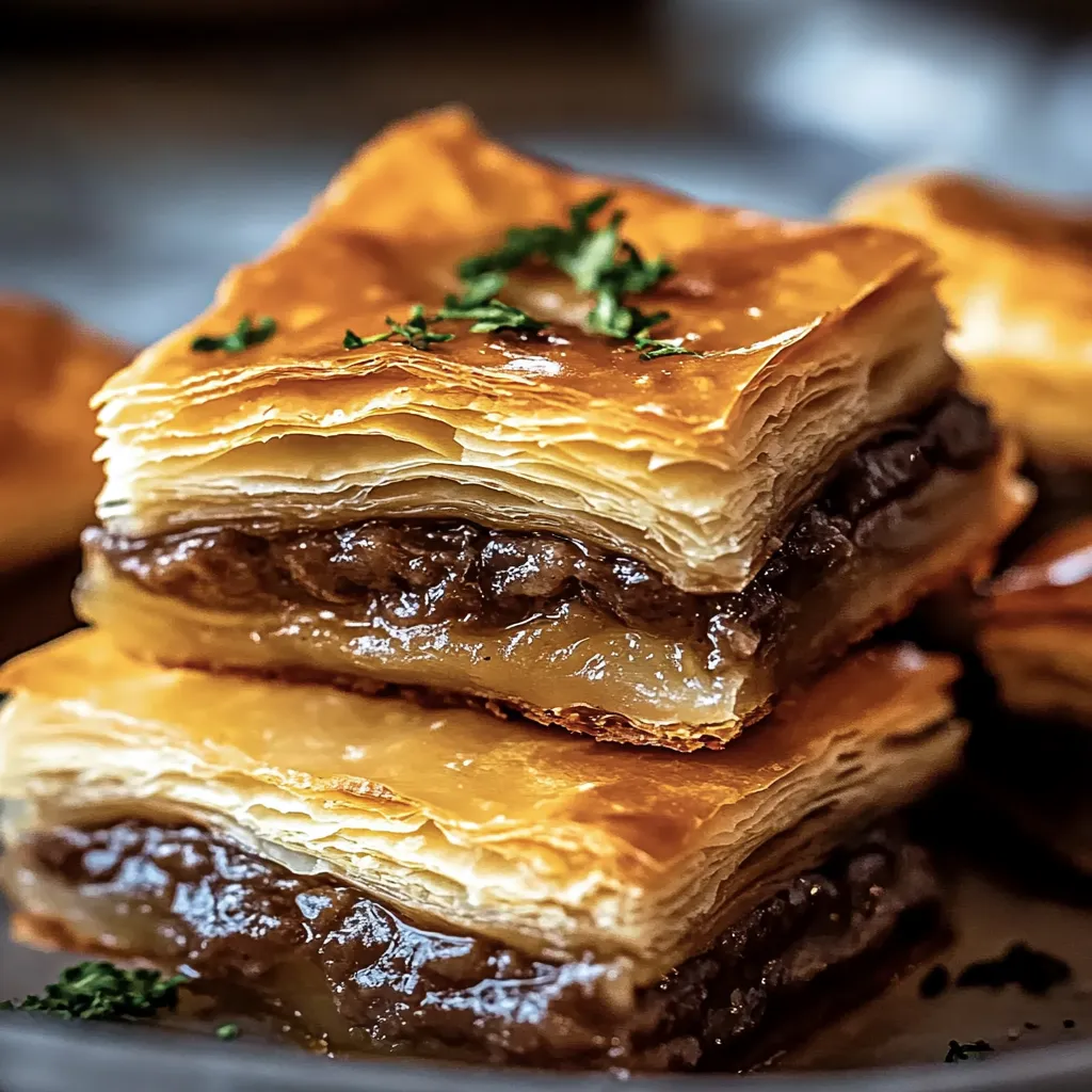 Homemade French Dip Squares