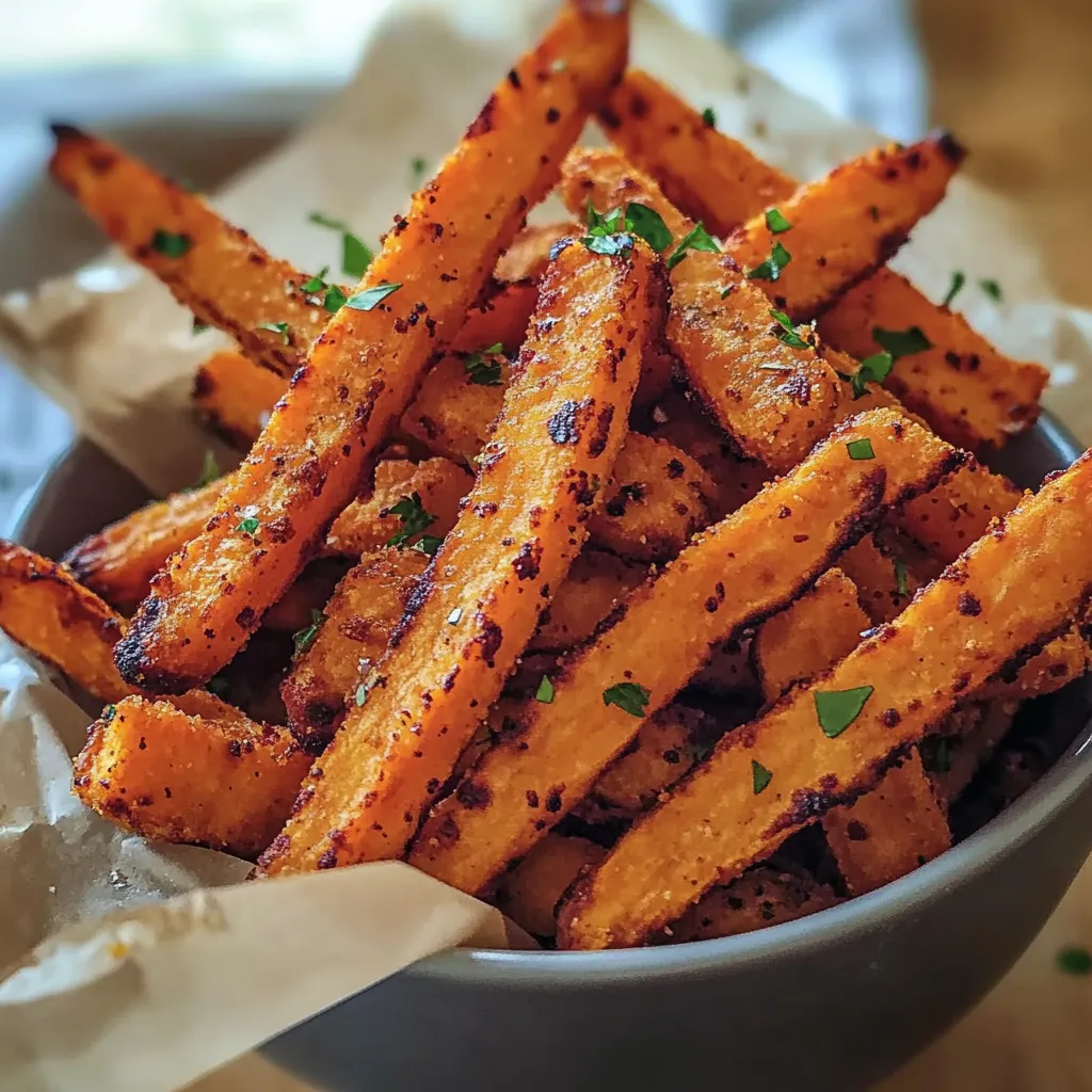 Crispy Oven Baked Sweet Potato Fries Recipe