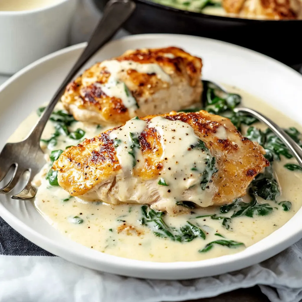 Creamy Chicken Florentine