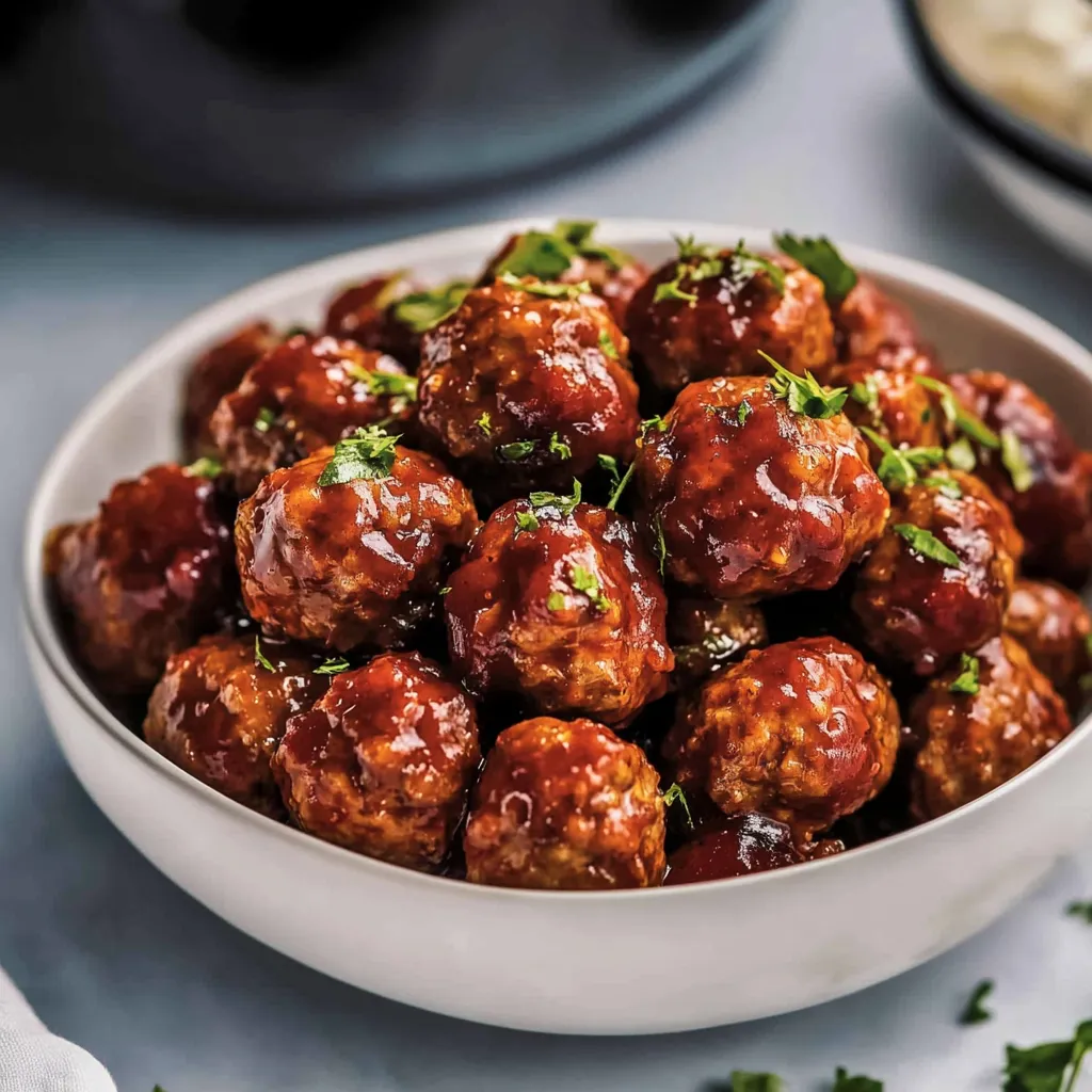 Sweet chili Meatballs Crockpot Recipe