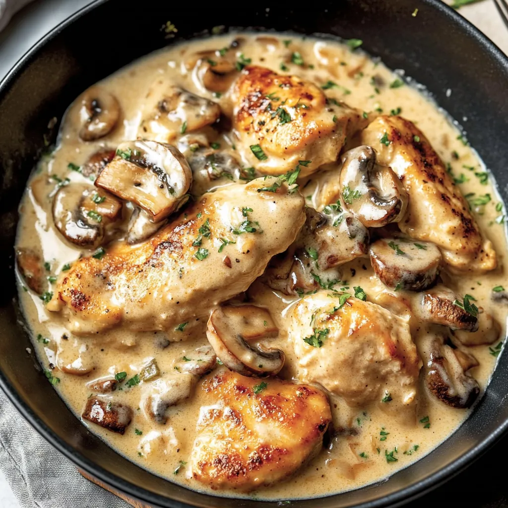 Creamy Mushroom Chicken