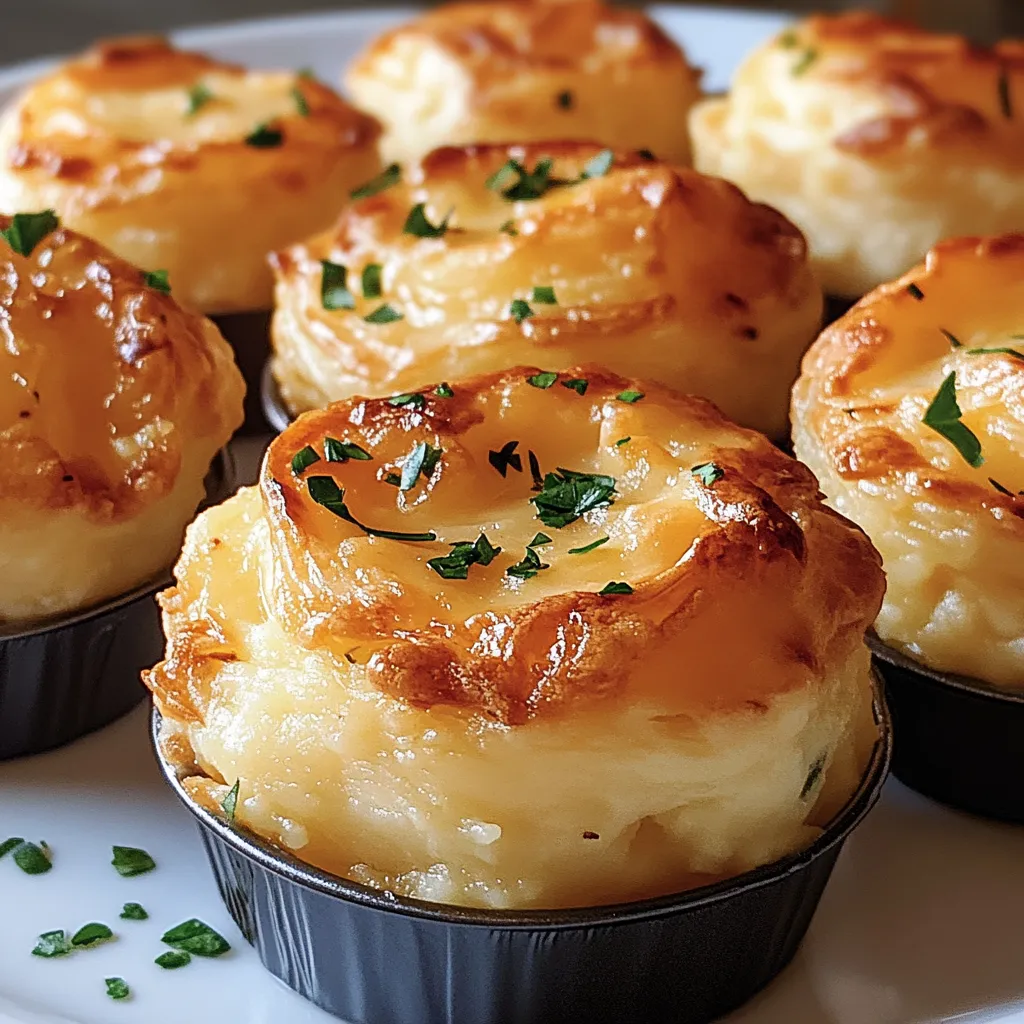 Cheesy Mashed Potato Puffs