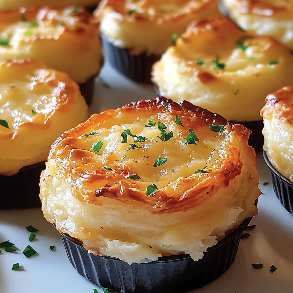 Homemade Cheesy Mashed Potato Puffs