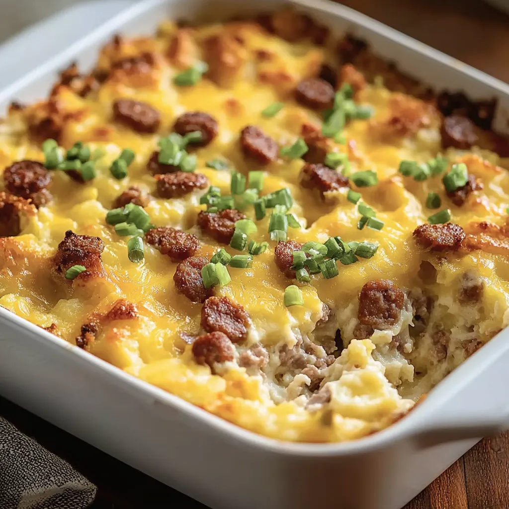 Easy Sausage Hashbrown Breakfast