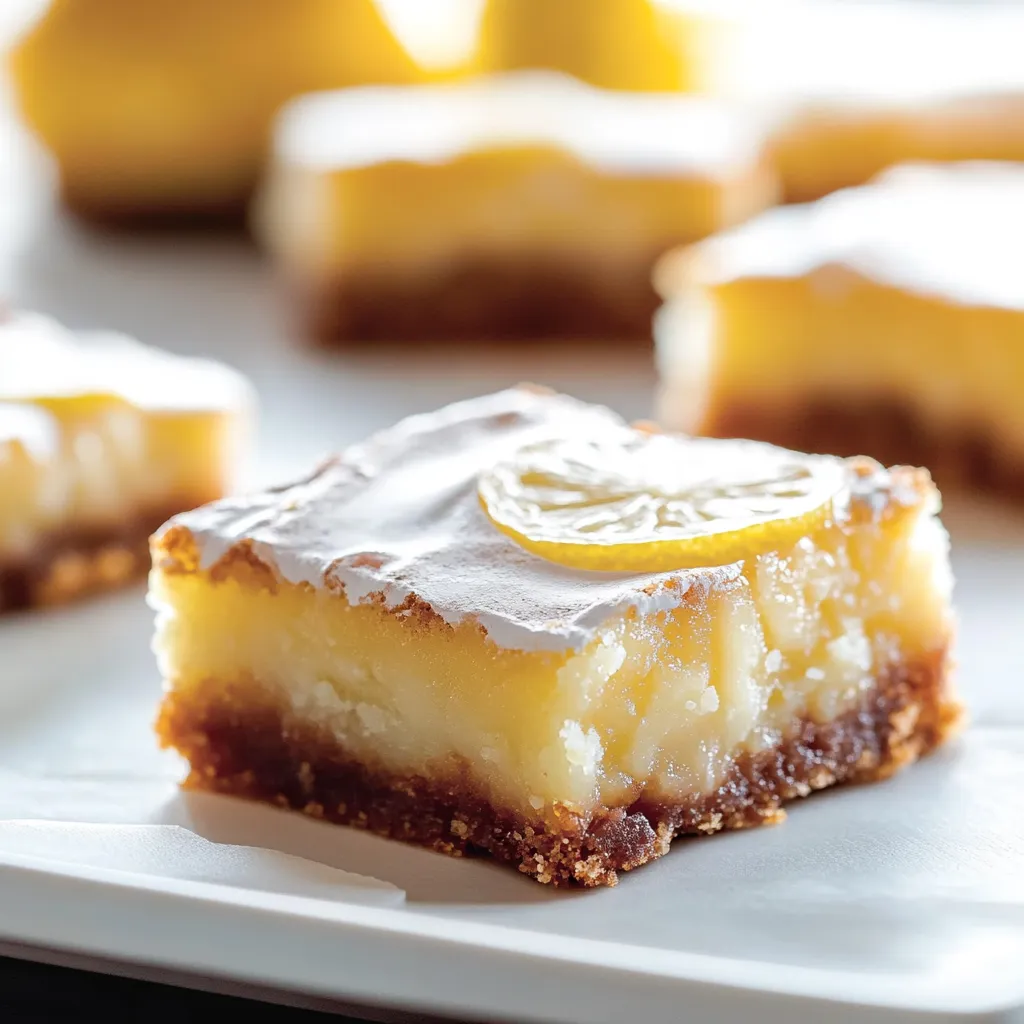 Homemade Lemon Brownies