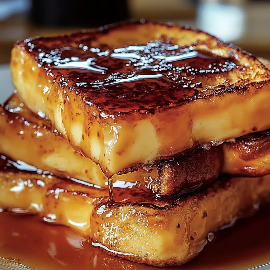 Homemade Overnight Crème Brûlée French Toast