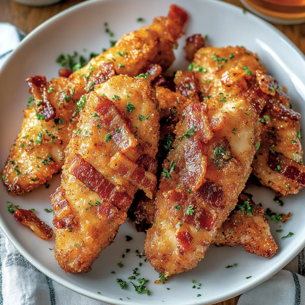 Bacon Brown Sugar Chicken Tenders