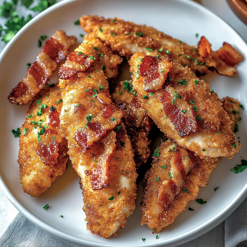 Homemade Bacon Brown Sugar Chicken Tenders