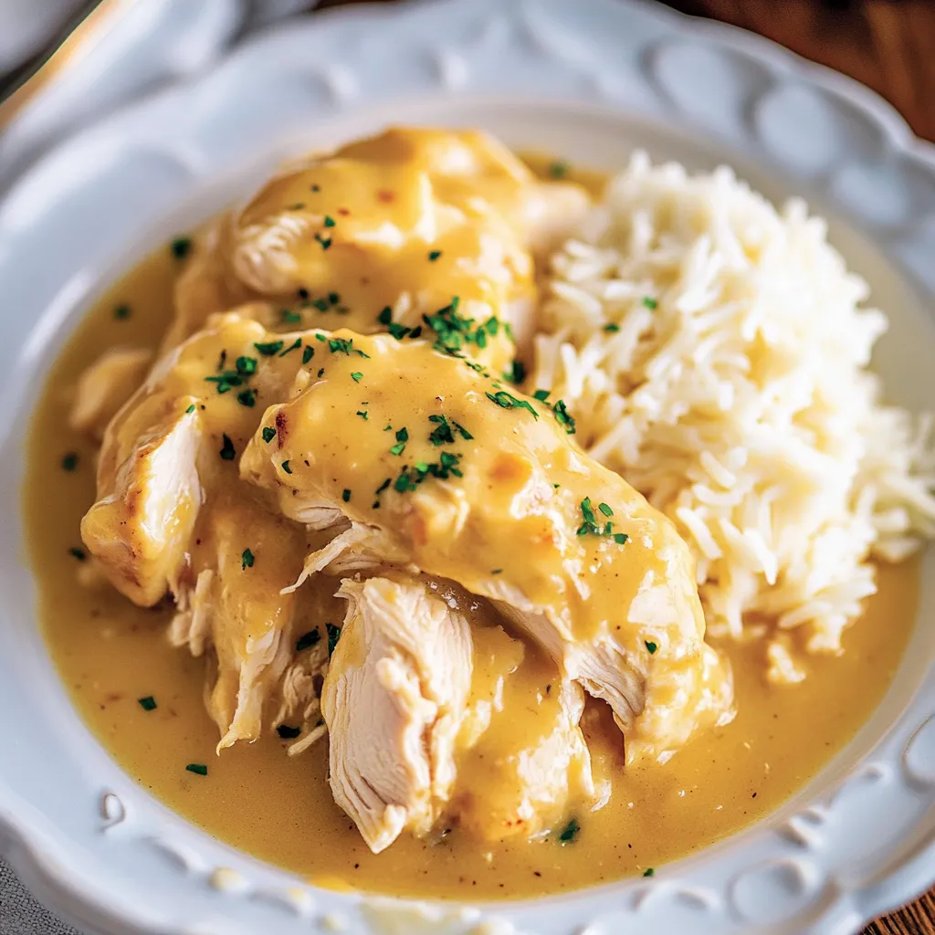 Easy Crock Pot Chicken and Gravy Recipe