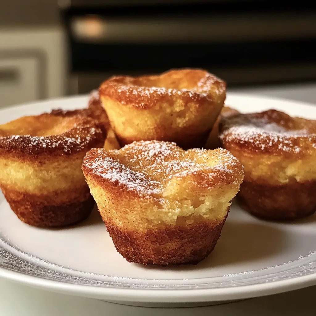 Cinnamon Sugar French Toast Muffins