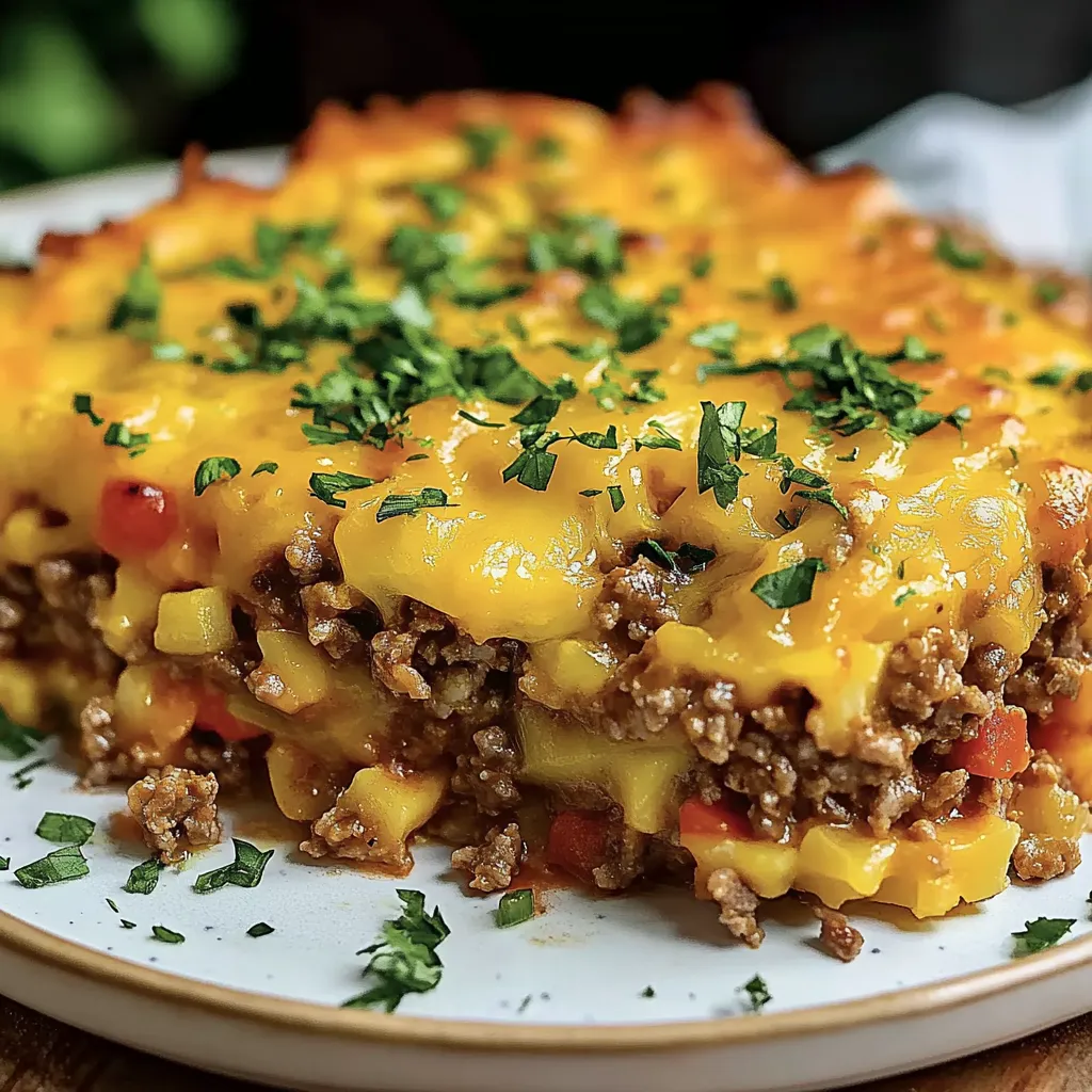 Homemade Cheesy Ground Beef and Rice Casserole