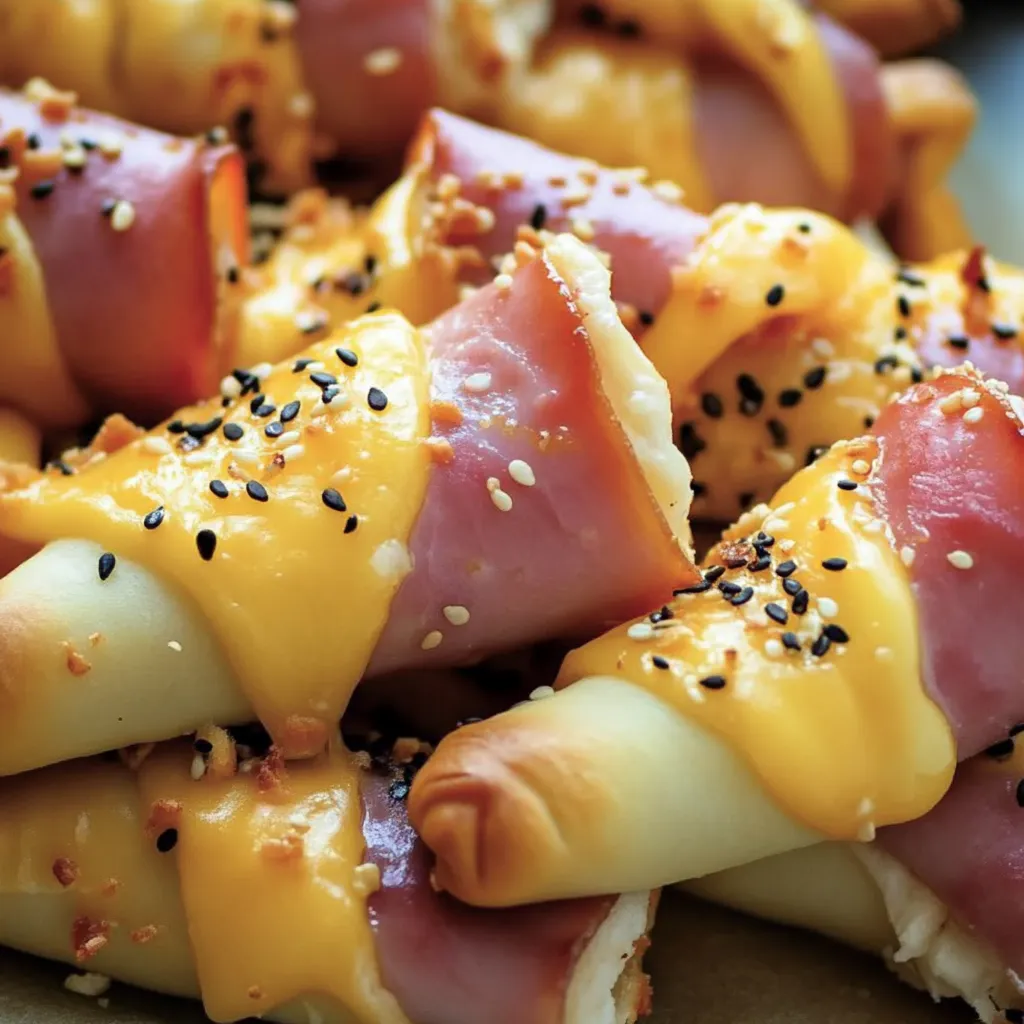 Homemade Ham and Cheese Sticks Recipe