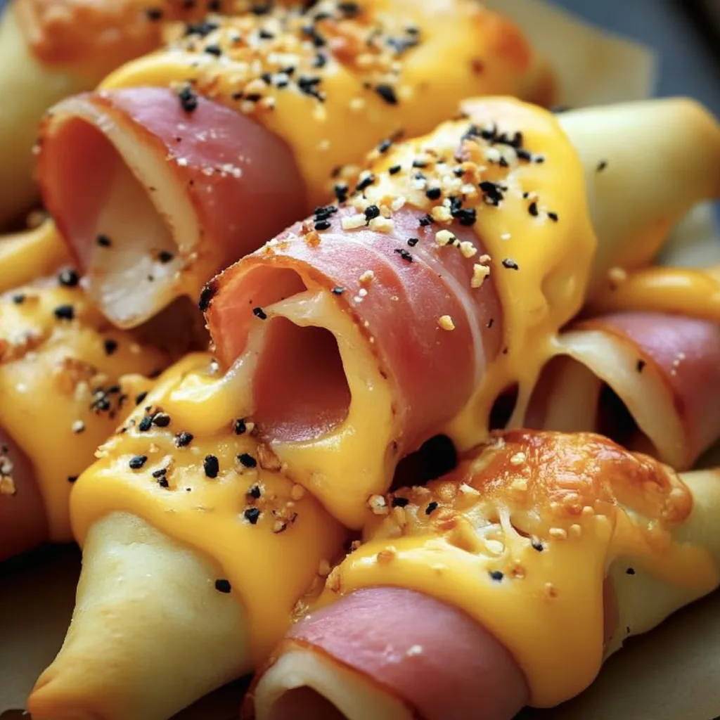 Easy Ham and Cheese Sticks Recipe