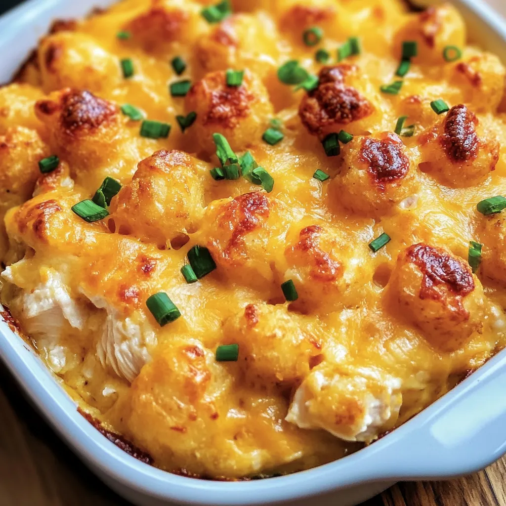 Chicken Tater Tot Casserole