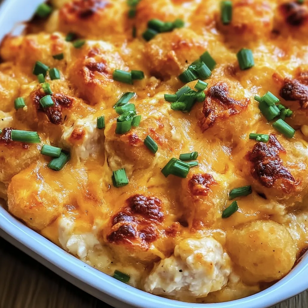 Delicious Chicken Tater Tot Casserole Recipe