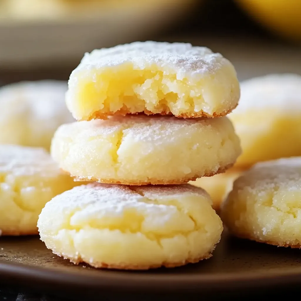 Homemade Lemon Cream Cheese Cookies Recipe