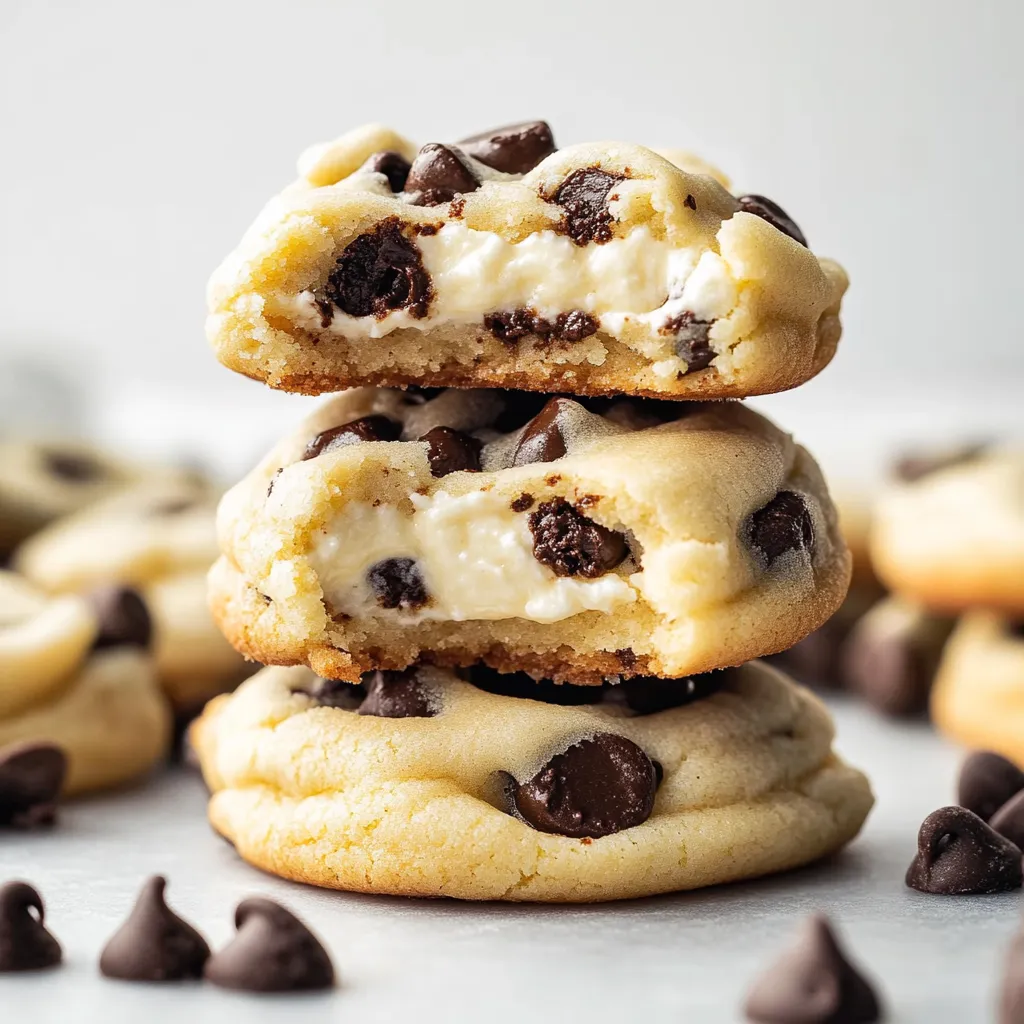 Chocolate Chip Cheesecake Cookies