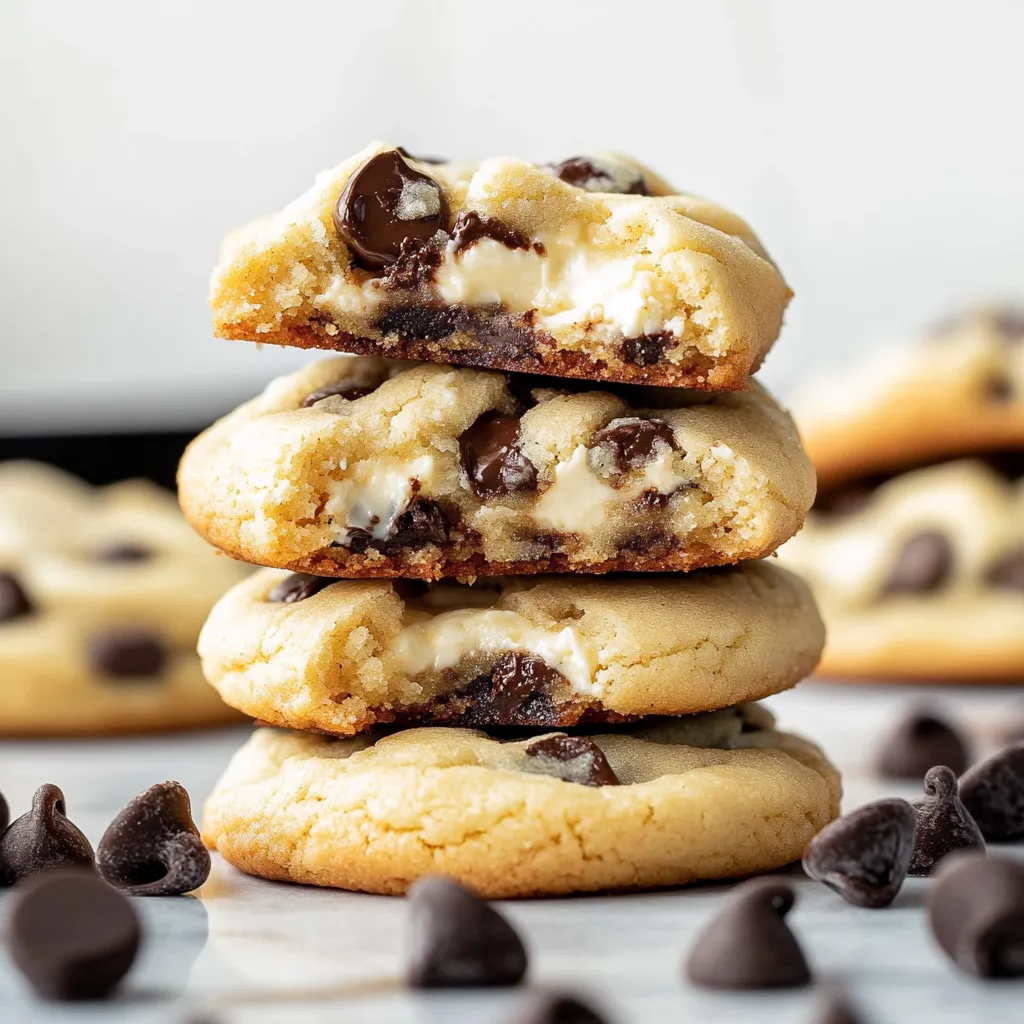 Homemade Chocolate Chip Cheesecake Cookies