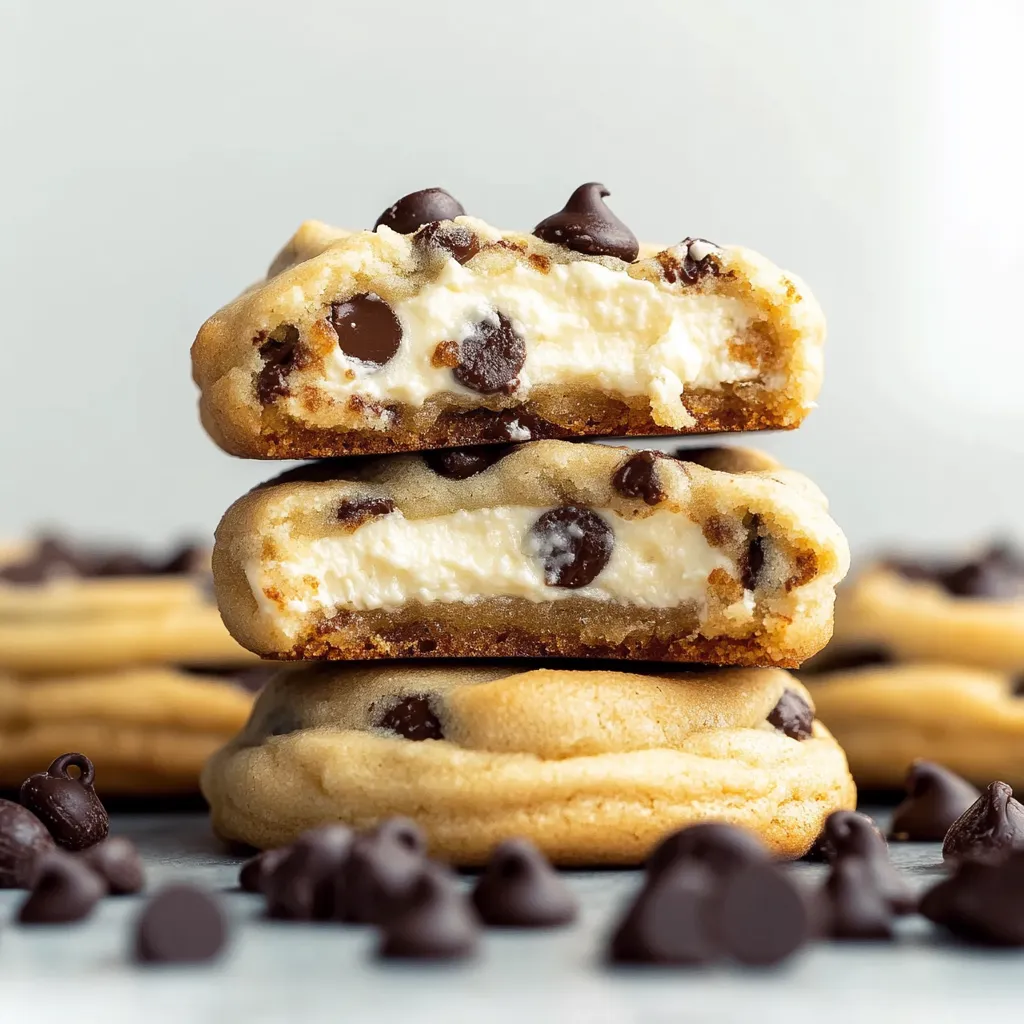 Easy Chocolate Chip Cheesecake Cookies Recipe