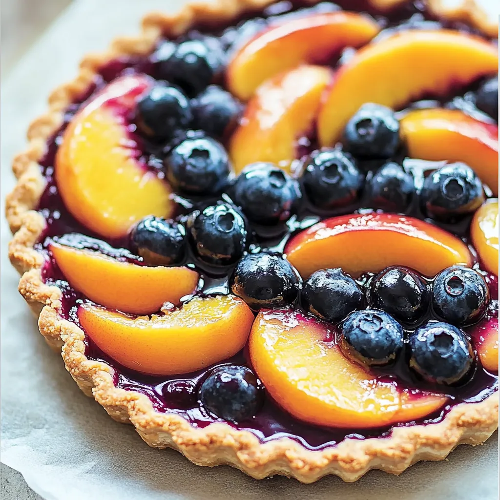 Delicious Fruit Tart with Vanilla Glaze