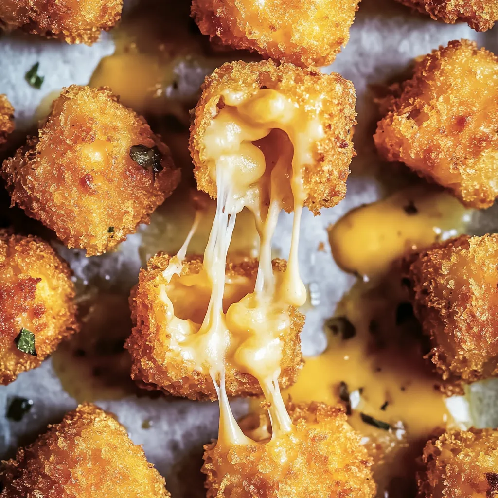 Crispy Fried Homemade Mac and Cheese Bites