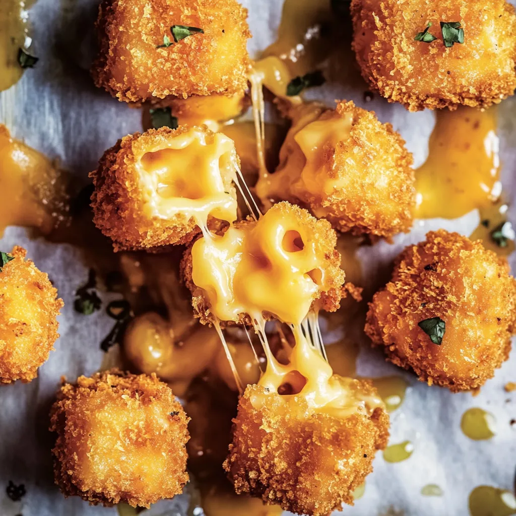 Crispy Fried Homemade Mac and Cheese Bites Recipe