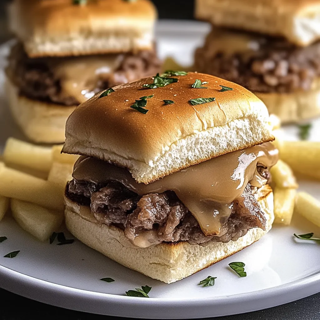 Easy French Dip Sliders