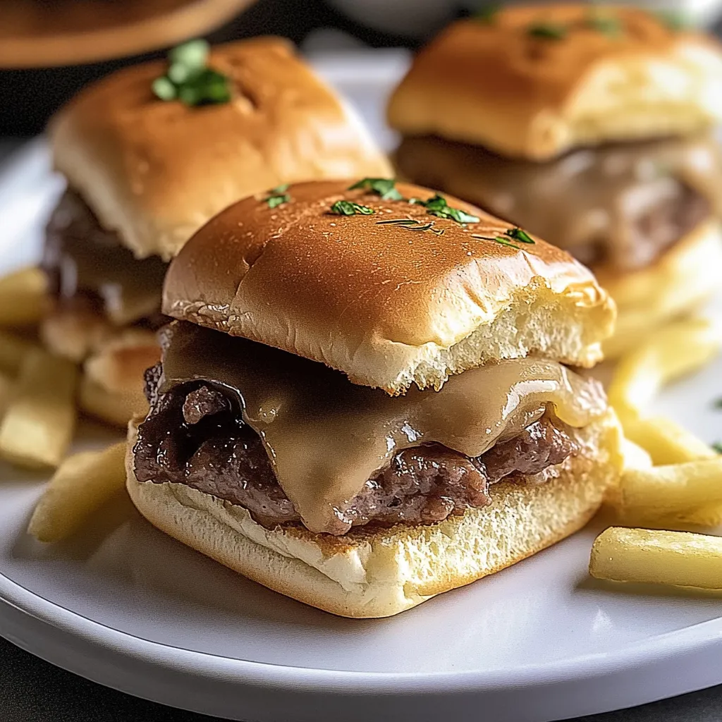 Homemade Easy French Dip Sliders Recipe