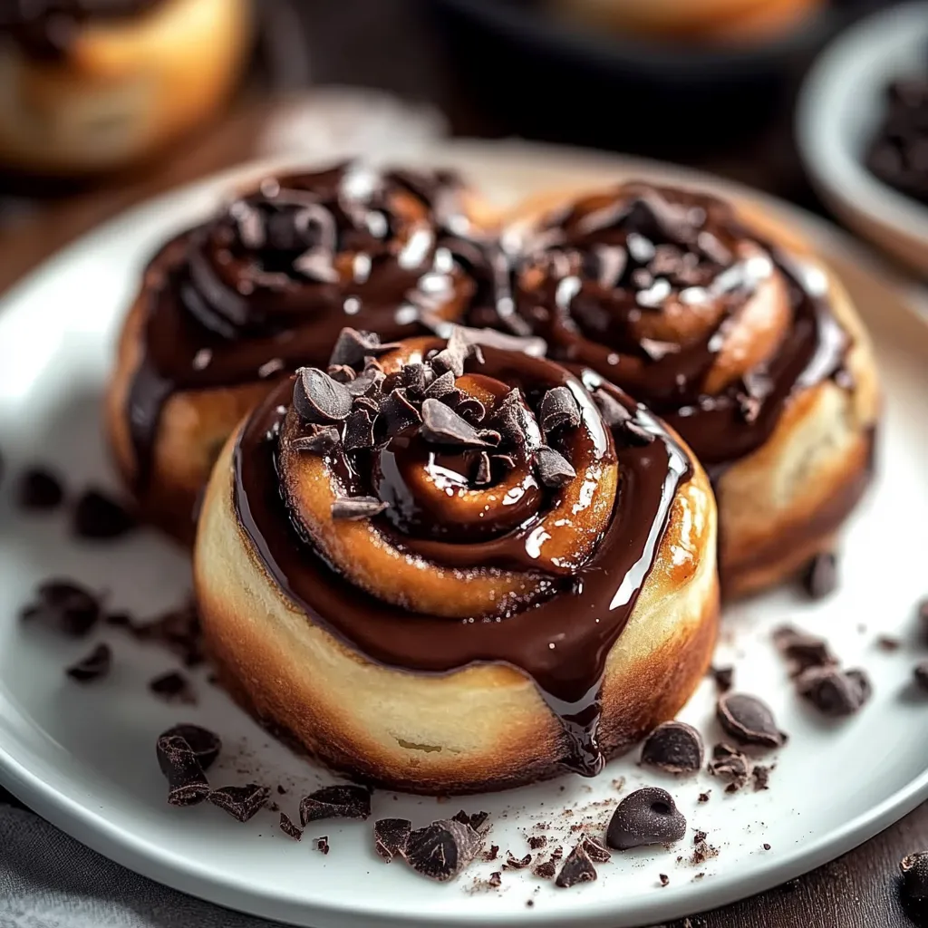 Decadent Chocolate Cinnamon Rolls