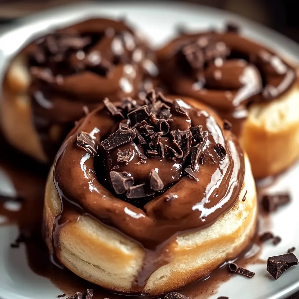 Homemade Chocolate Cinnamon Rolls Recipe