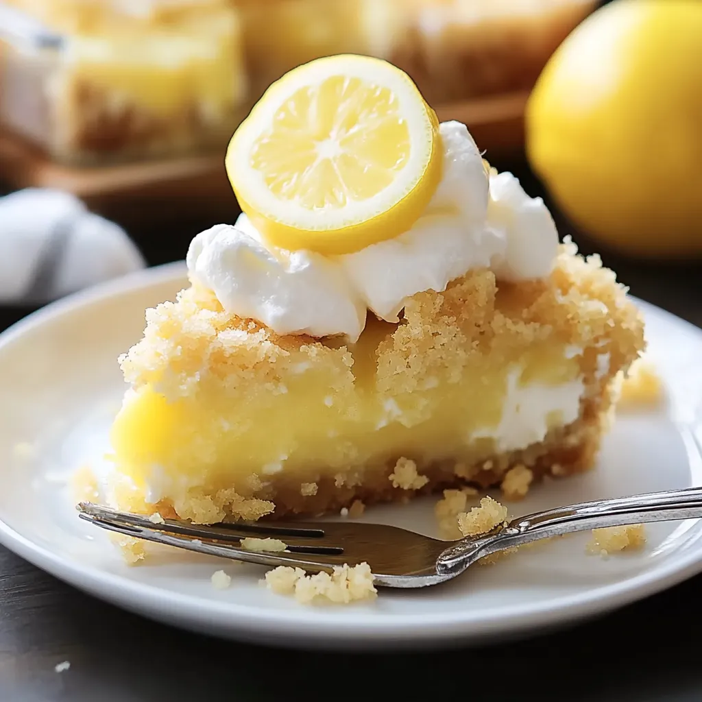 Easy Lemon Cream Cheese Dump Cake