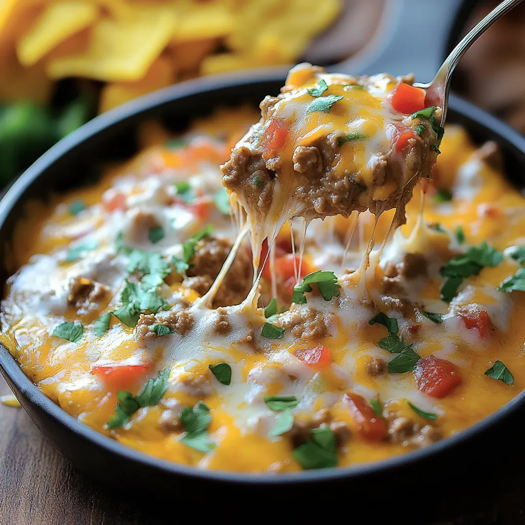 Cheesy Texas Trash Dip