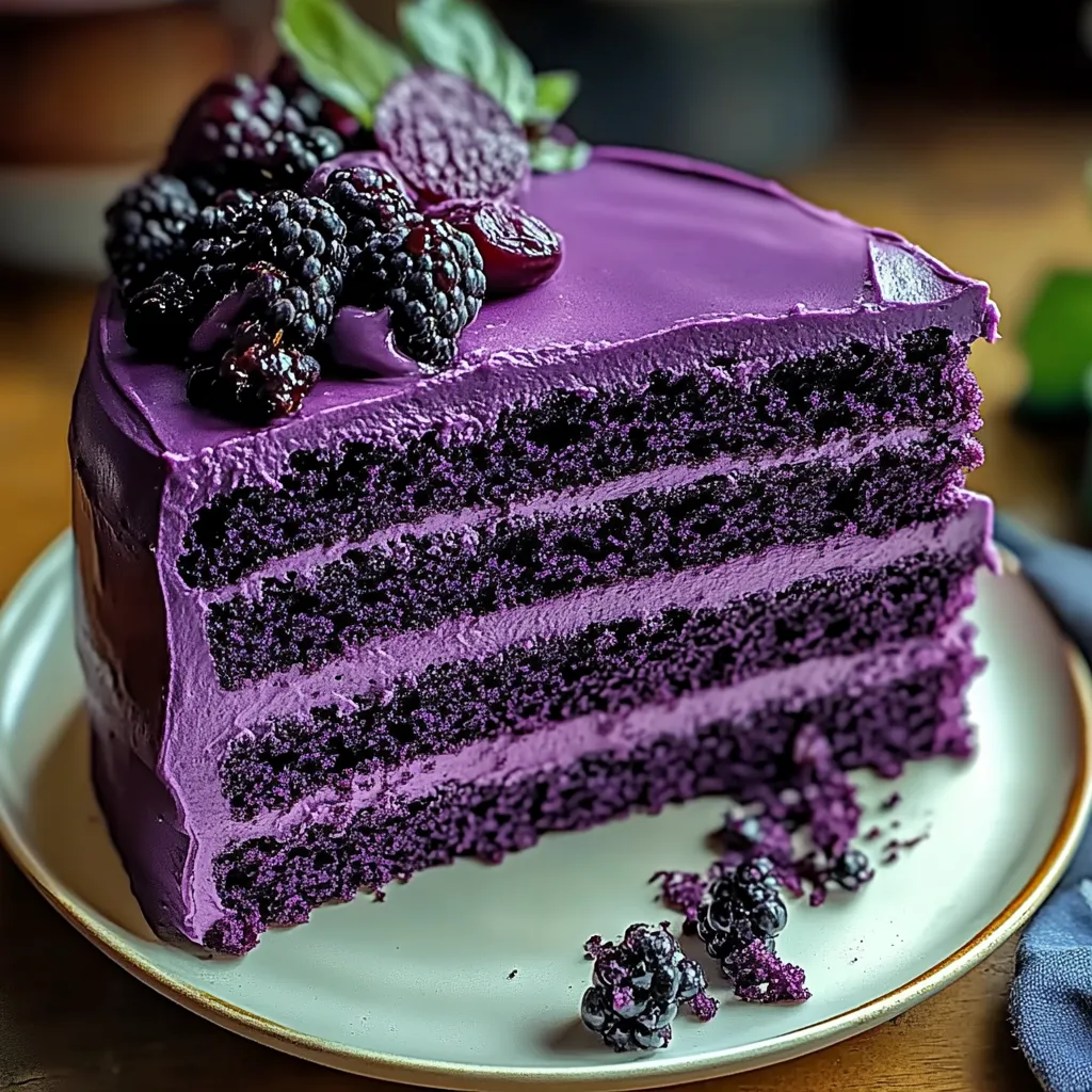 Purple Velvet Cake Recipe