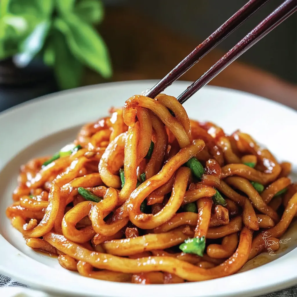 Homemade 15-Minute Yaki Udon (Stir Fried Udon Noodles) Recipe