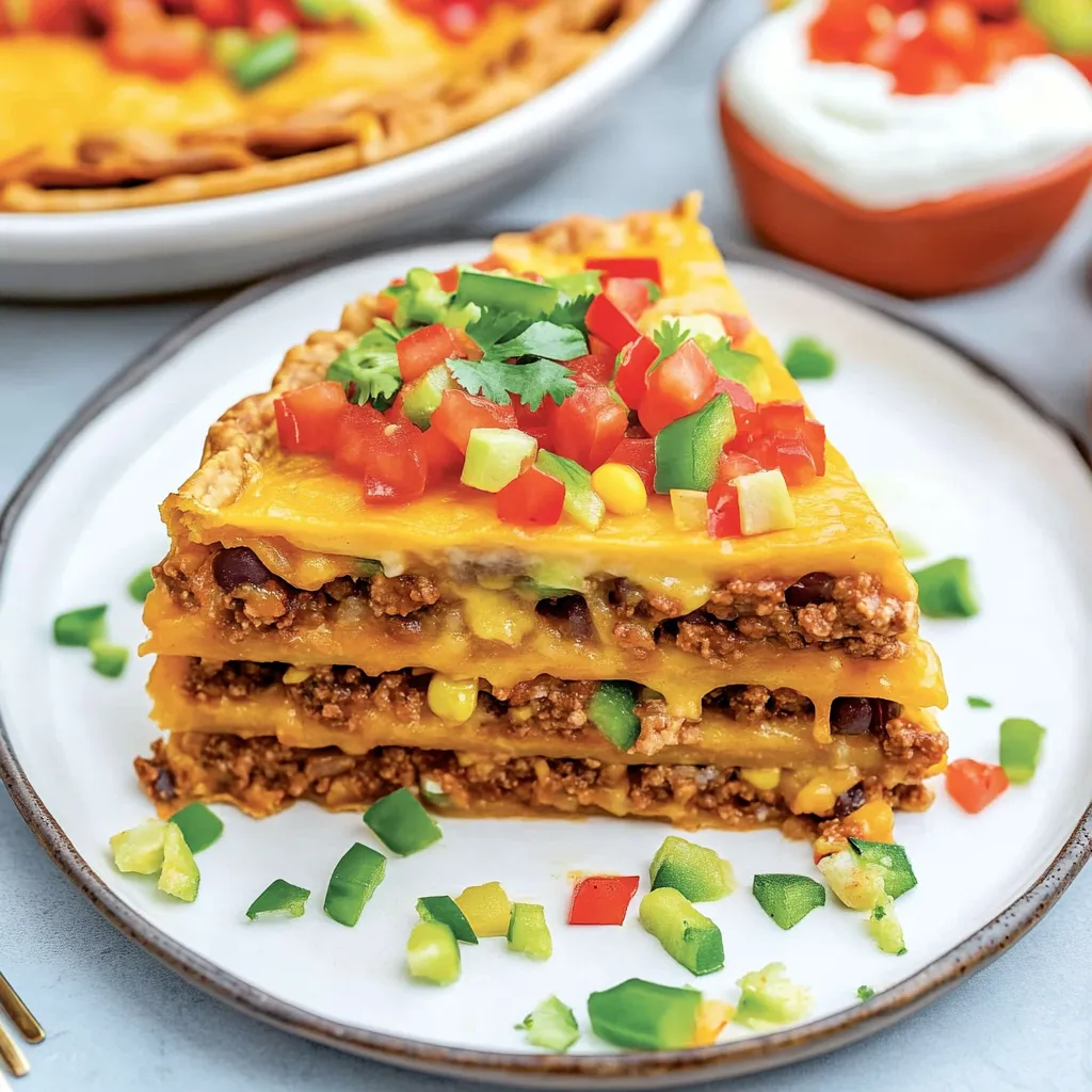 Easy Layered Taco Pie Recipe