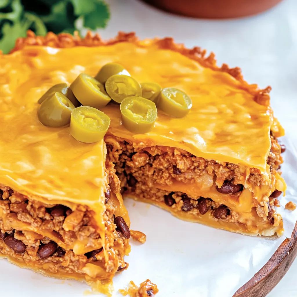 Delicious Easy Layered Taco Pie Recipe