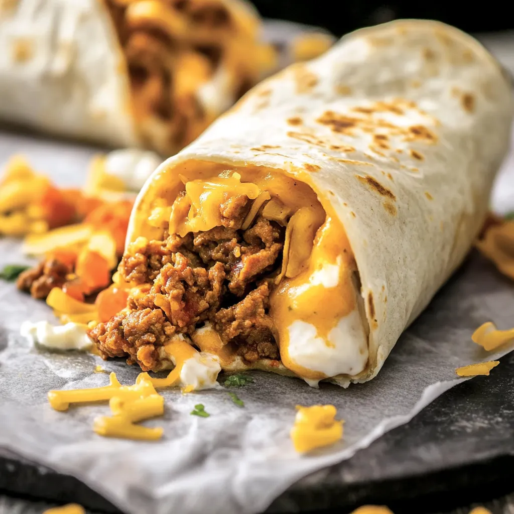 Delicious Taco Bell Beefy Melt Burrito