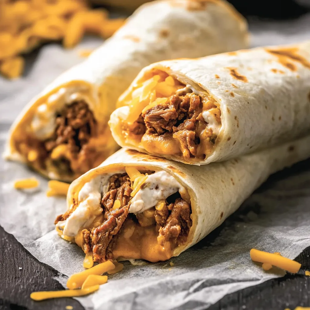 Easy Taco Bell Beefy Melt Burrito Recipe