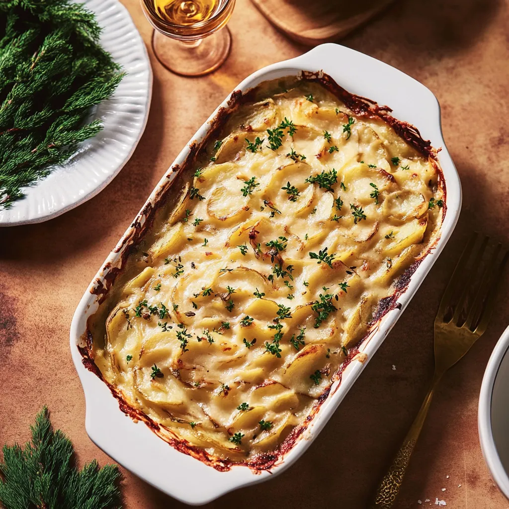 Easy French Onion Potato Casserole