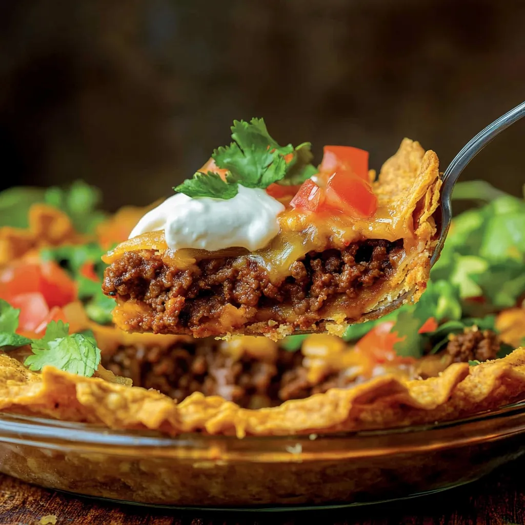 Dorito Taco Pie