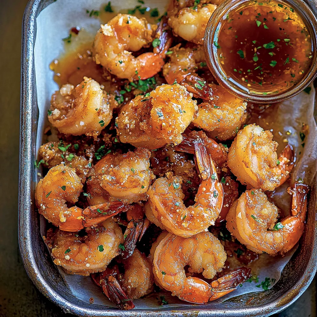 Homemade Hot Honey Fried Shrimp Recipe