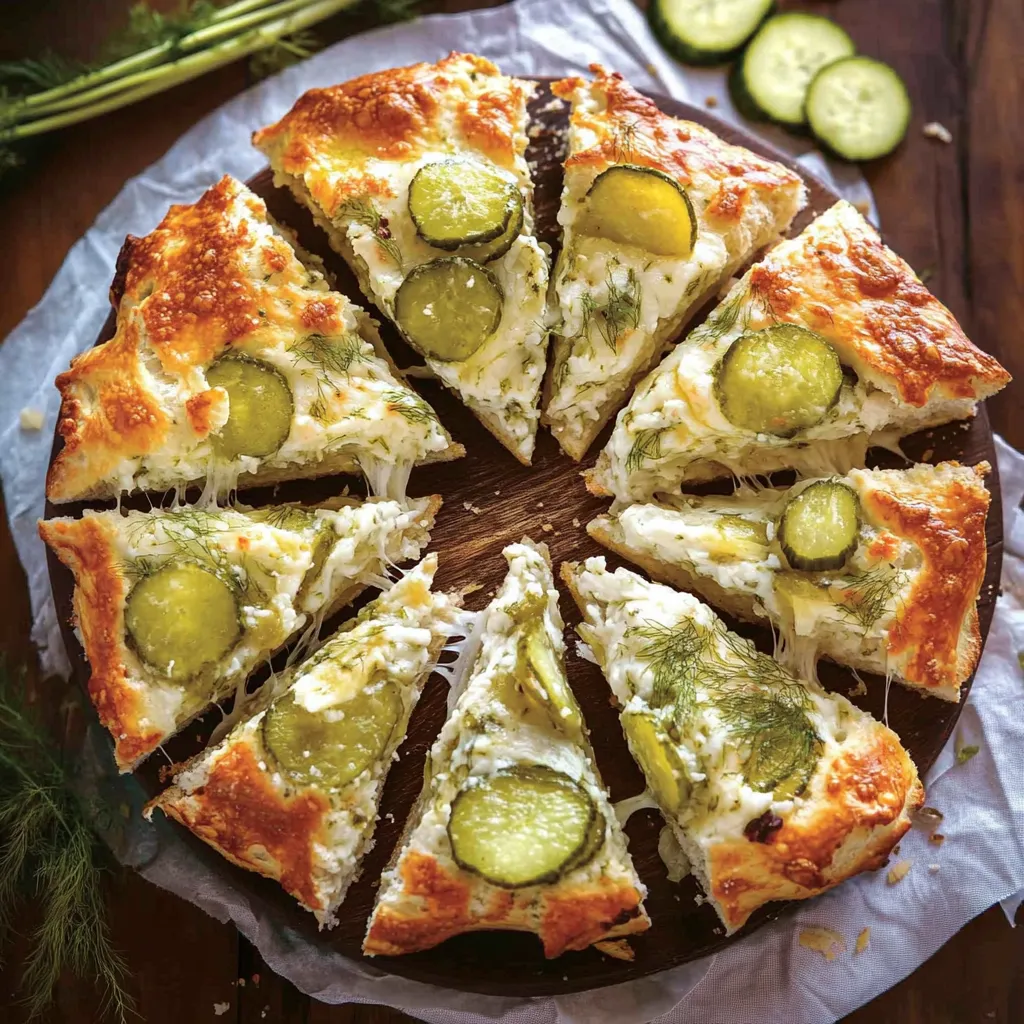 Dill Pickle Focaccia Bread