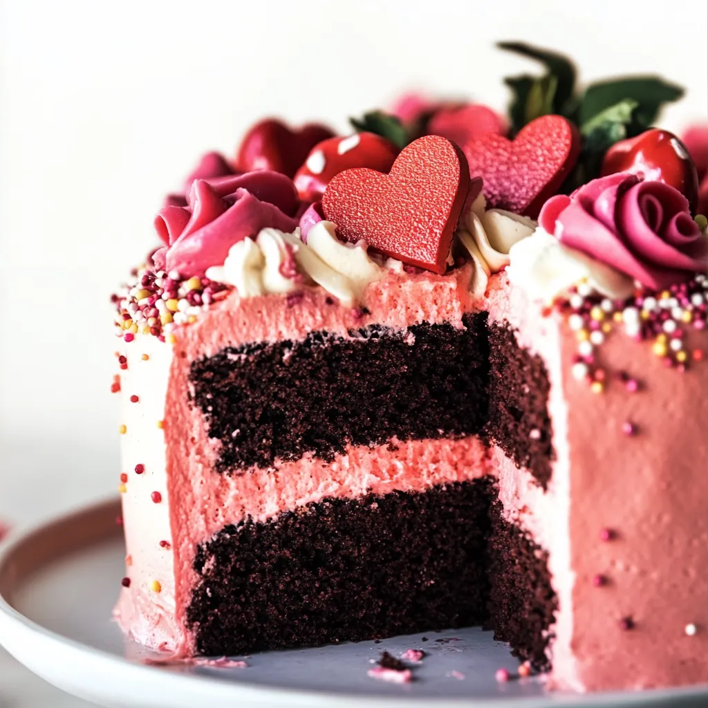 Delicious Valentine’s Day Cake