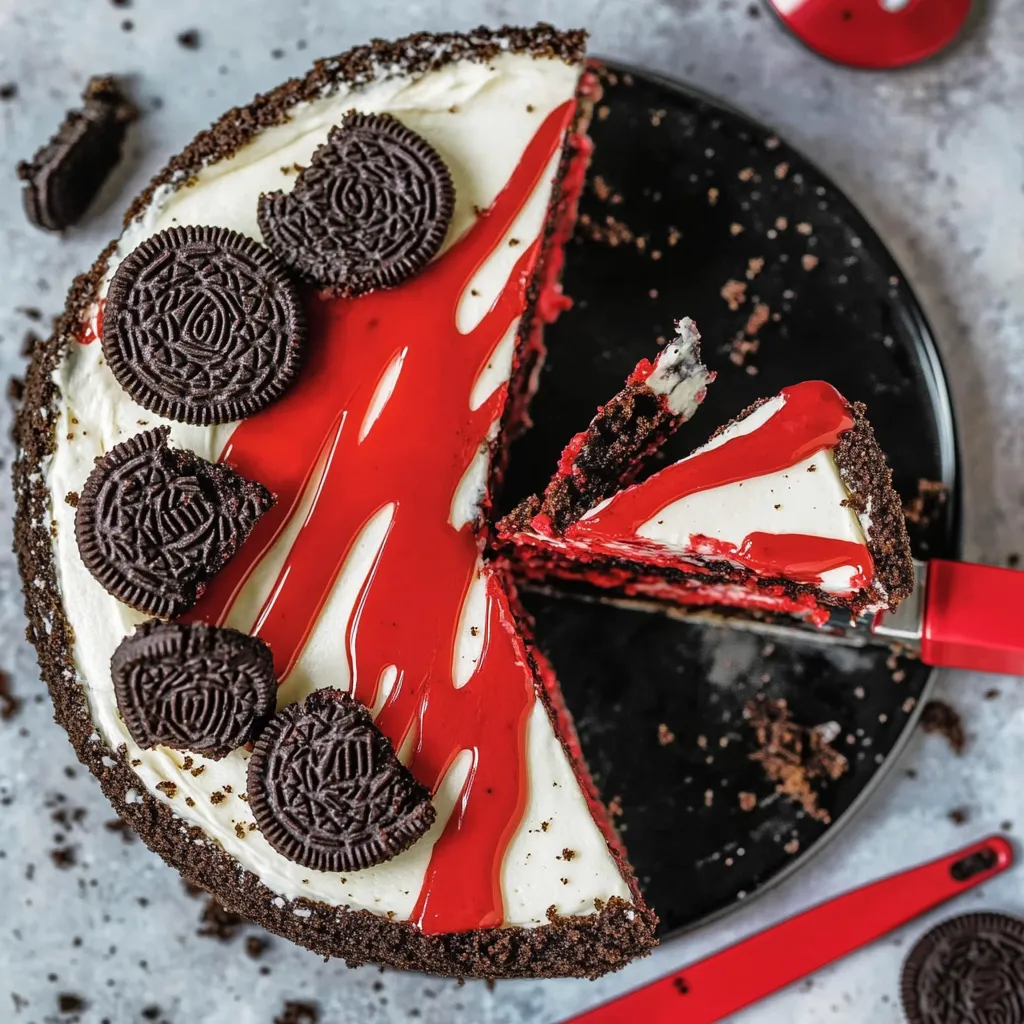 Easy Red Velvet Oreo Cheesecake Recipe