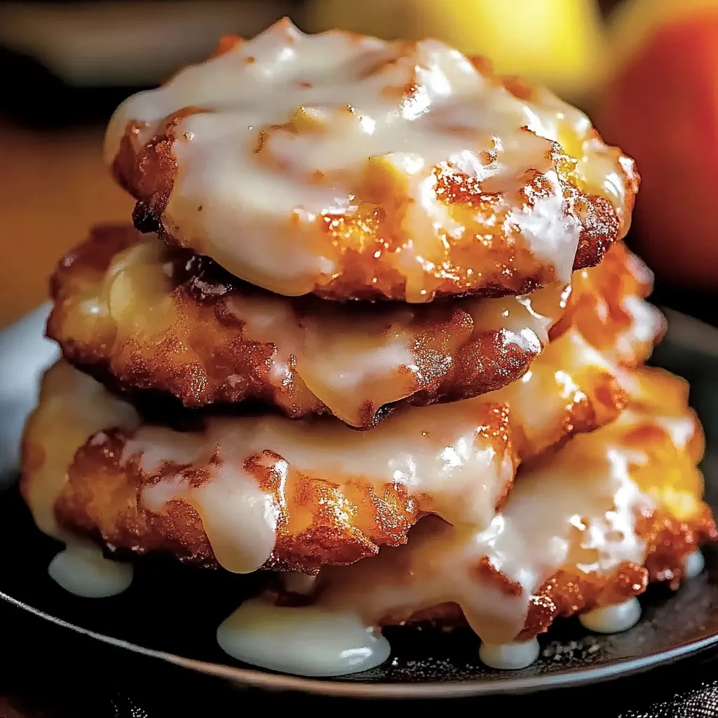 Homemade Baked Apple Fritters