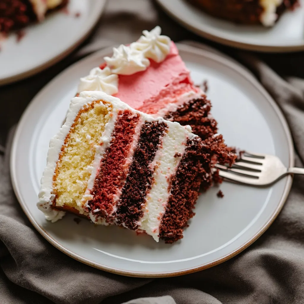 Neapolitan Cake