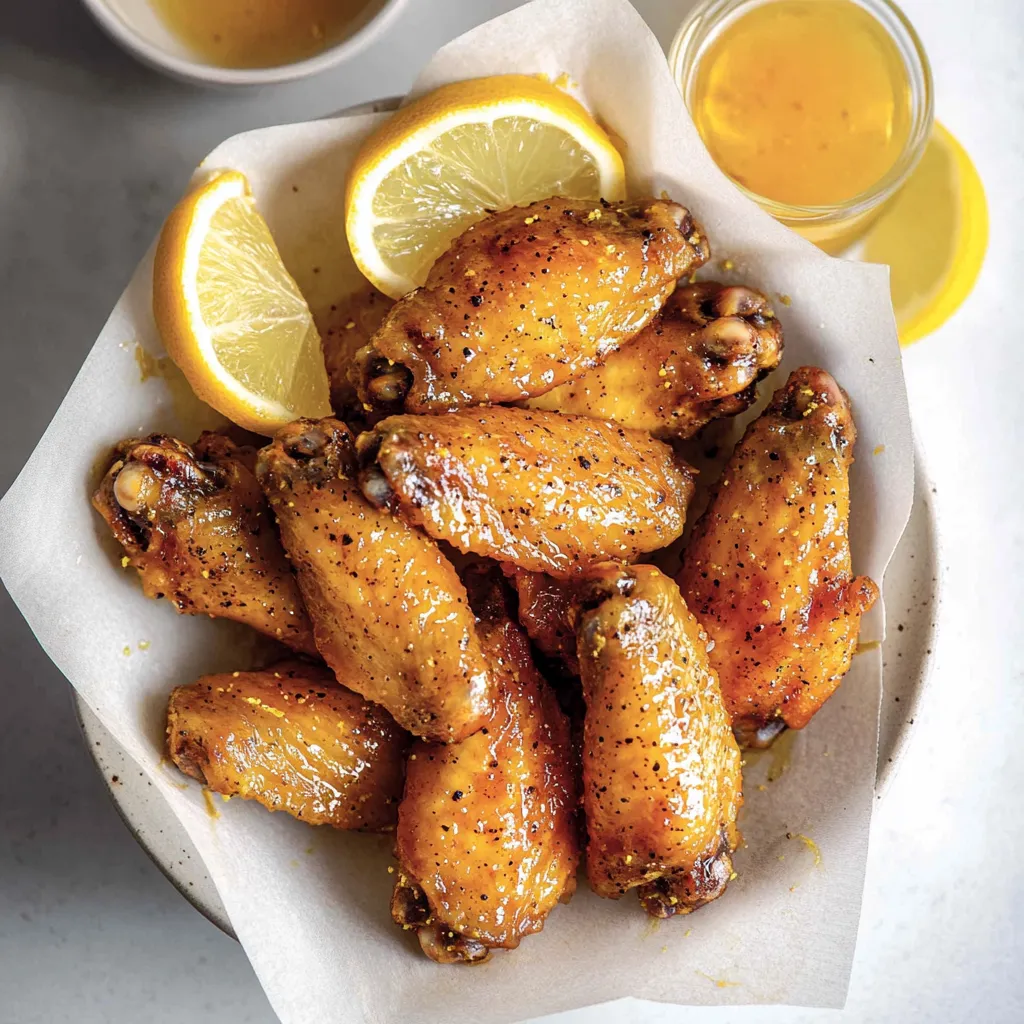 Honey Lemon Pepper Wings