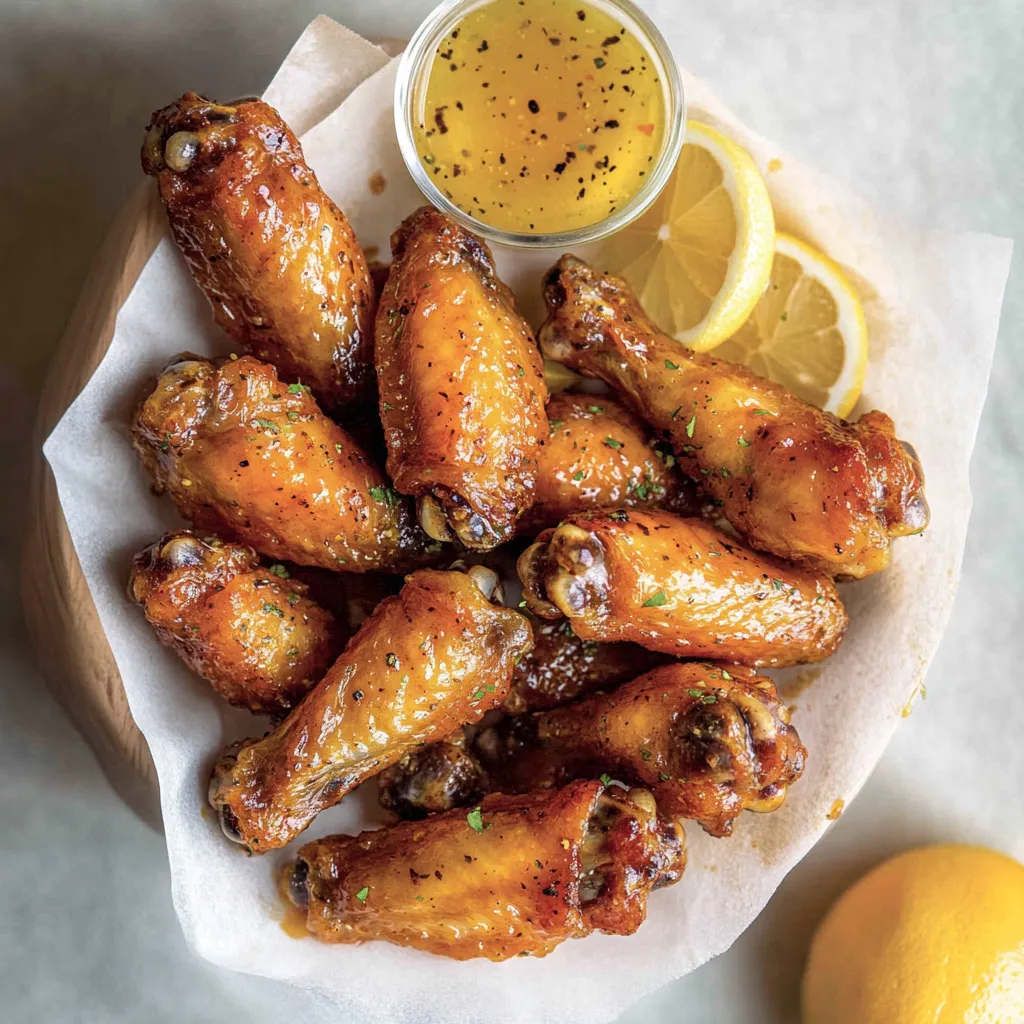 Delicious Honey Lemon Pepper Wings Recipe