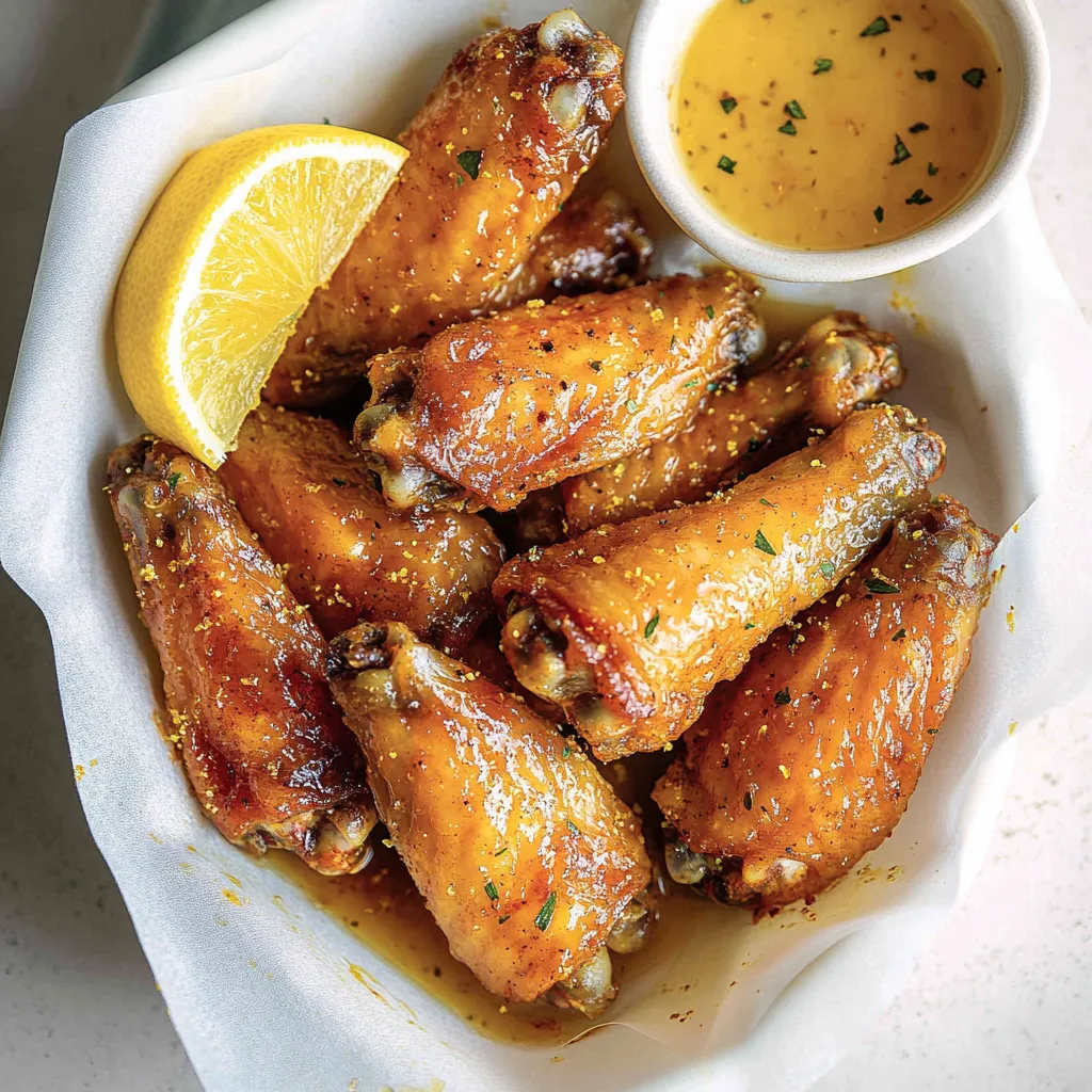 Easy Honey Lemon Pepper Wings