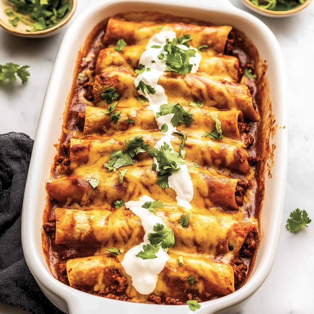 Beef Enchiladas